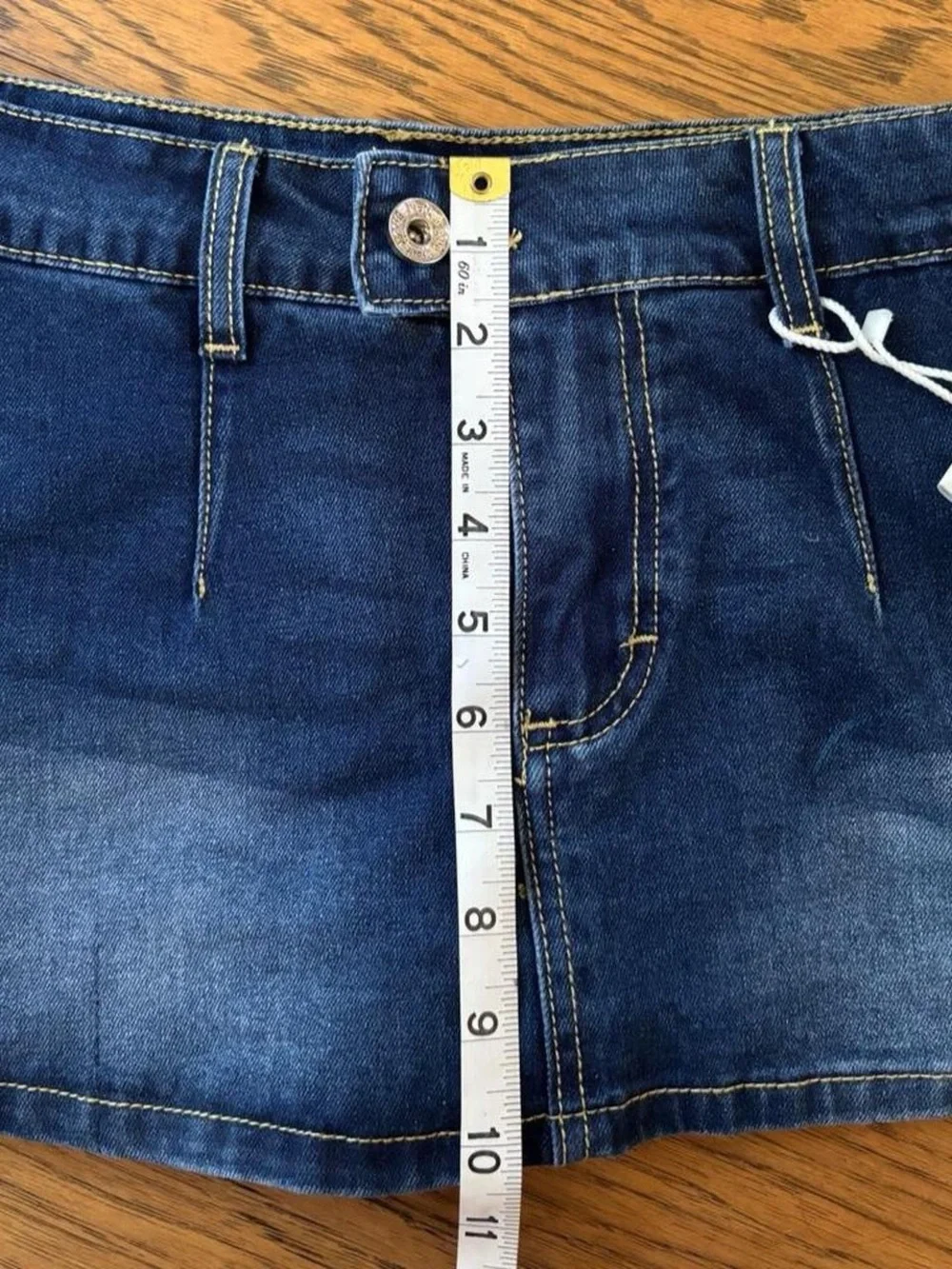 NWT Elleven Y2K inspired Denim Micro Skort.